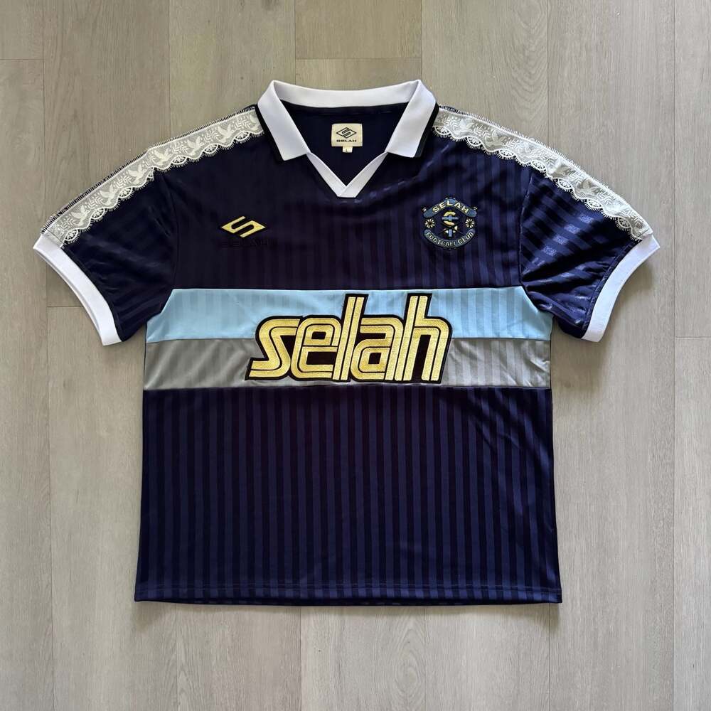 Selah FC Lace Soccer Jersey Navy Blue Size Large